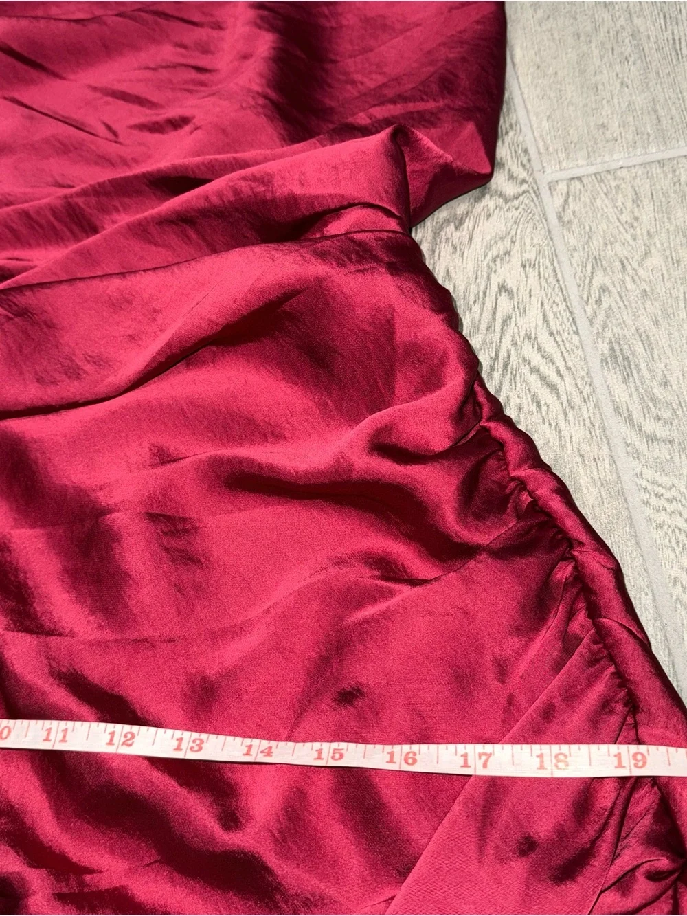 Abercrombie & Fitch Cowl Neck Draped Maxi Dress Women’s Petite Medium Pink Berry